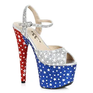 709-PATRIOT 7" Patriotic Star Sandal