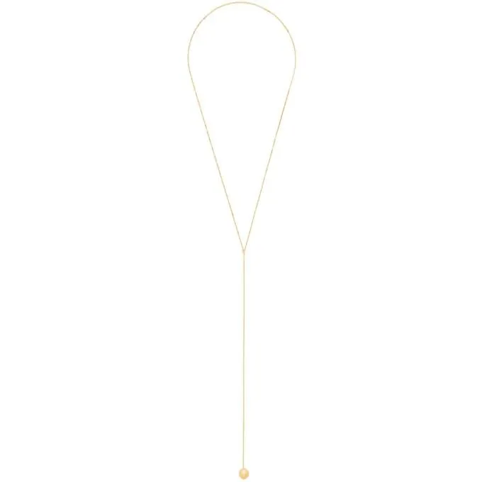 Bottega Veneta Gold Belt Necklace