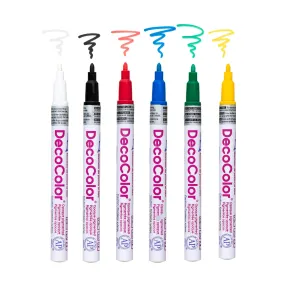 DecoColor Paint Markers, Fine Tip