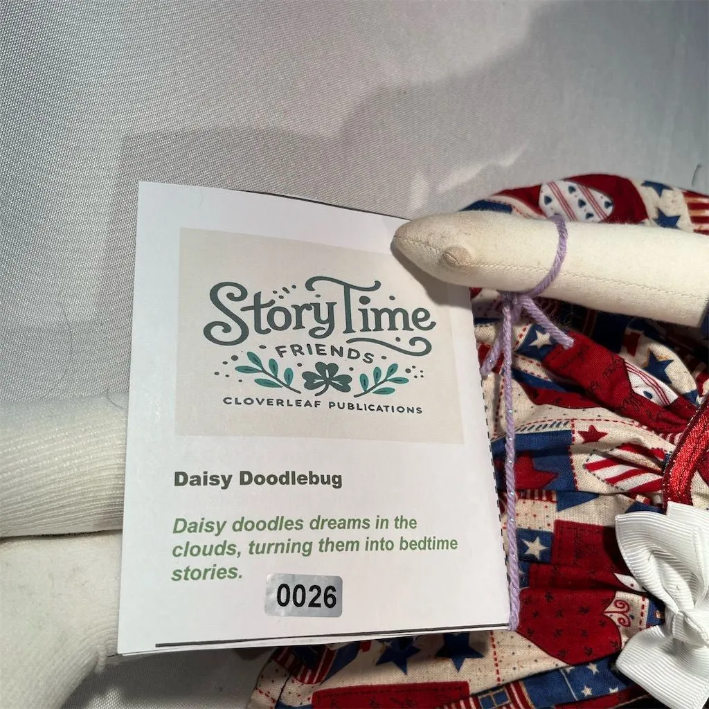 Handmade Patriotic Rag Doll "Daisy Doodlebug" by Lidia’s Dolls