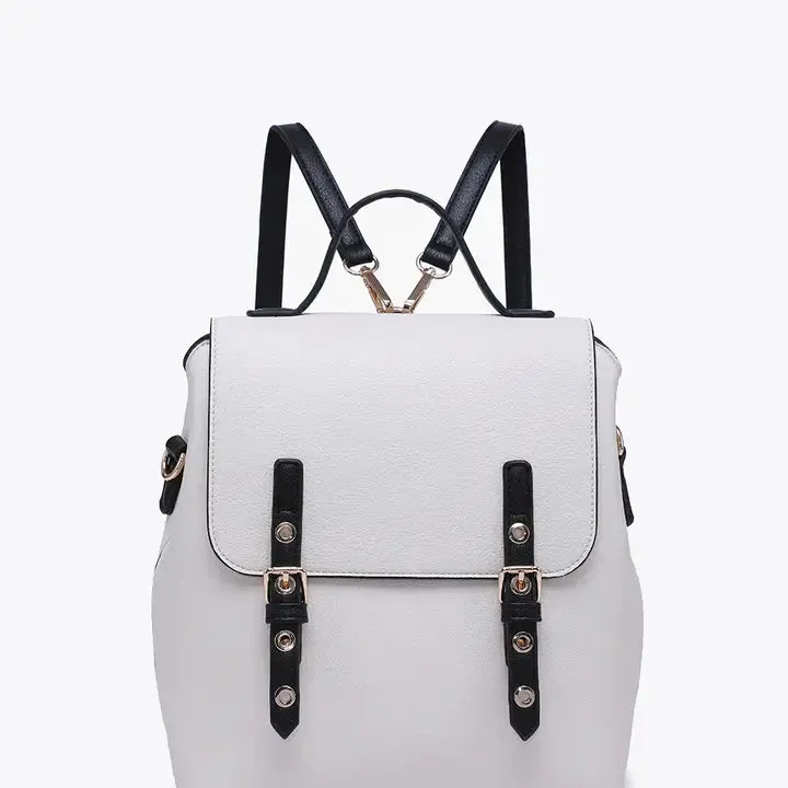 Jen & Co Molly Mini Backpack  BP2678  Black/White
