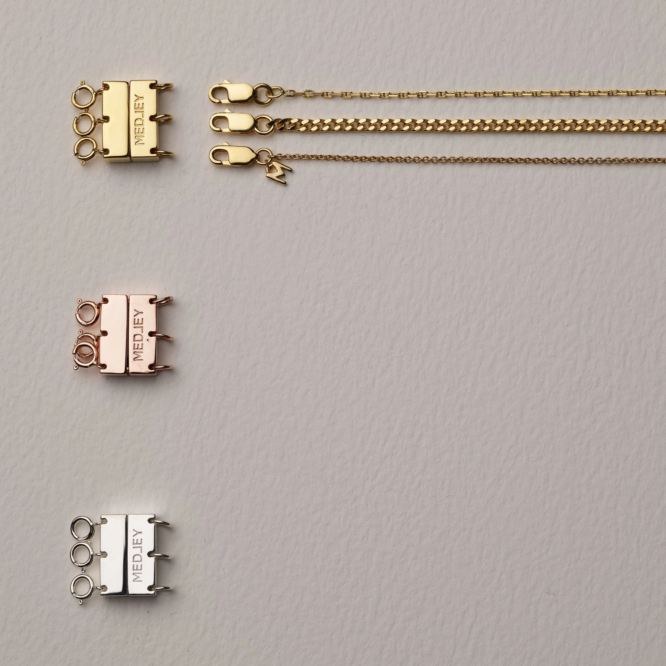Multi Layered Necklace Connector in Gold