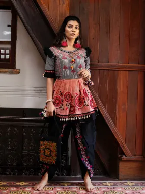 Navratri Garba Garba Special Kedia and Tulip Pants for Women's