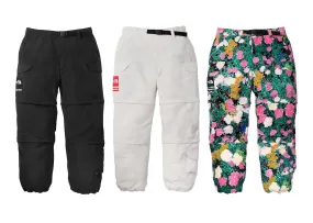 SUPREME TNF TREKKING ZIP OFF BELTED PANT (2022SS)