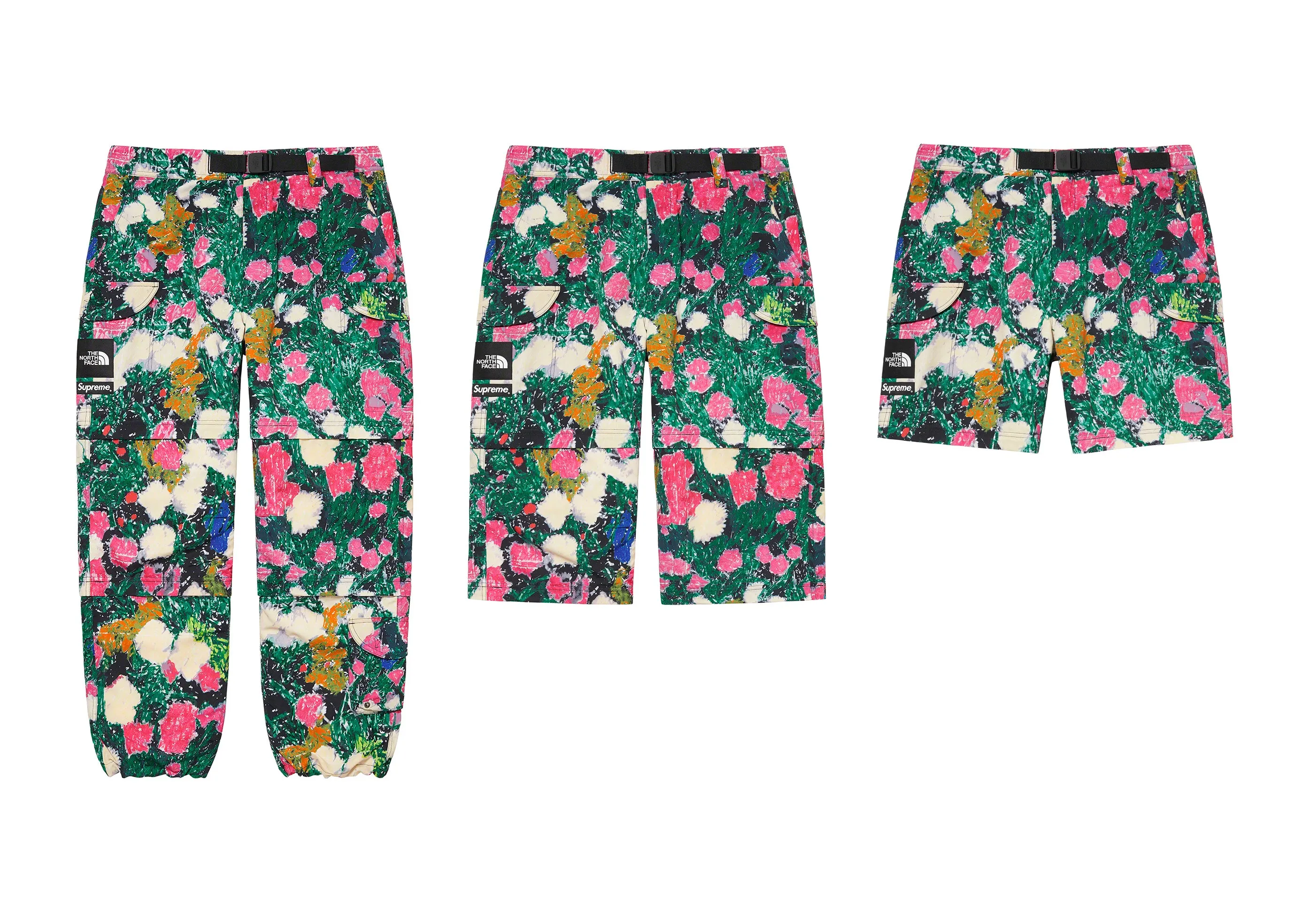 SUPREME TNF TREKKING ZIP OFF BELTED PANT (2022SS)