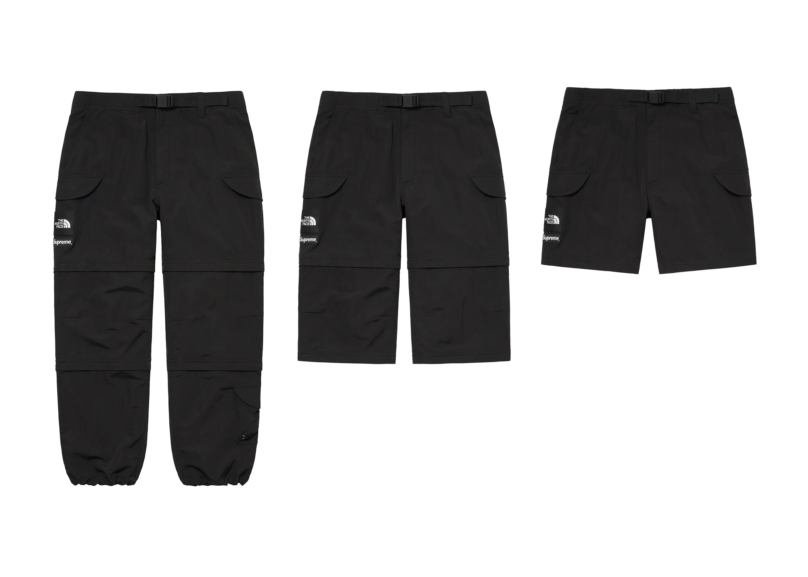 SUPREME TNF TREKKING ZIP OFF BELTED PANT (2022SS)