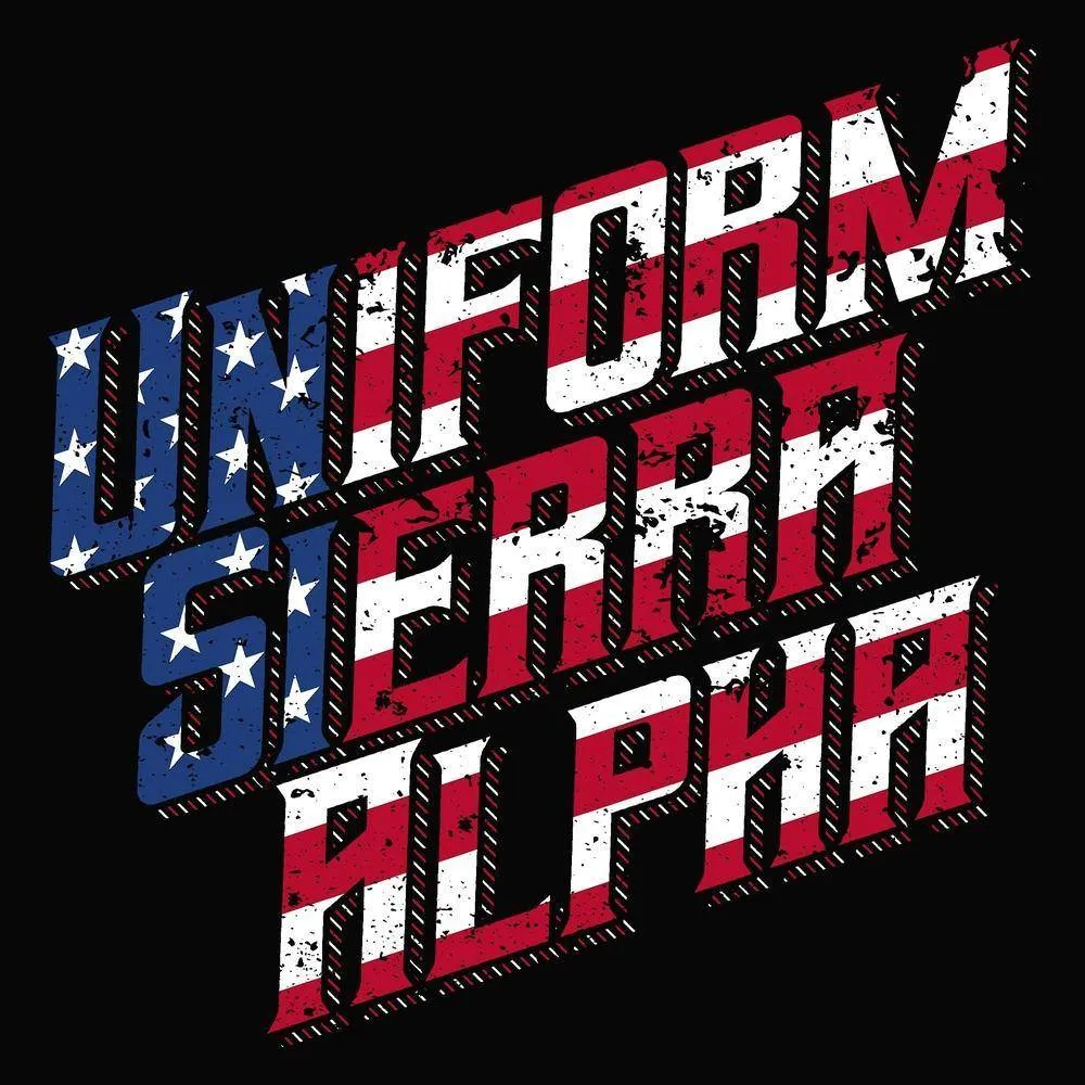 USA T-Shirt - Black