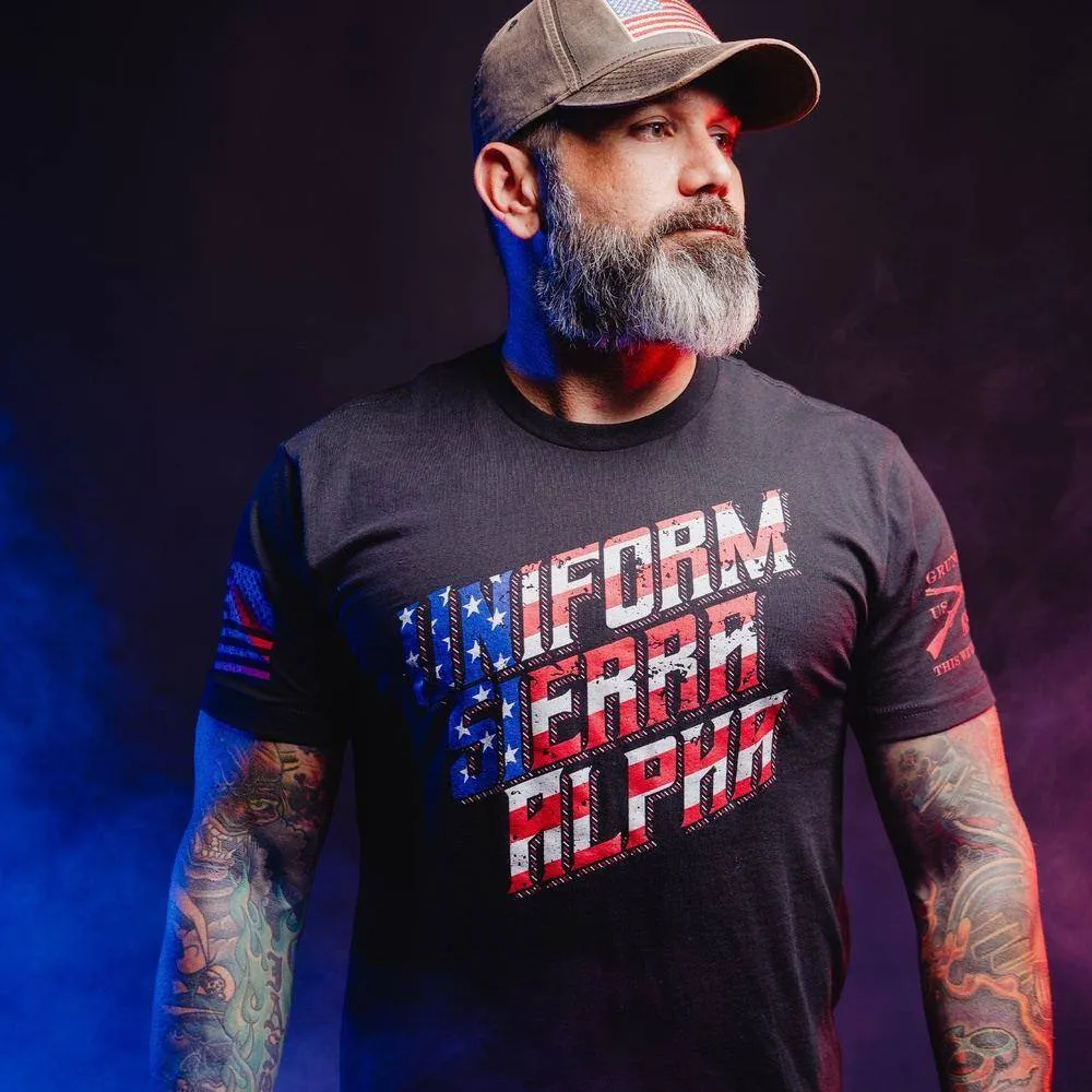USA T-Shirt - Black
